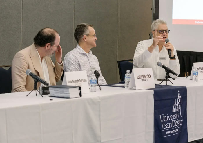 Patrick W. Martin speaking at a panel, International Tax Institute