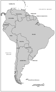 South America Map