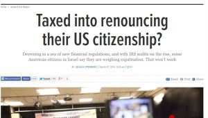 Israel Newspaper Expatriation