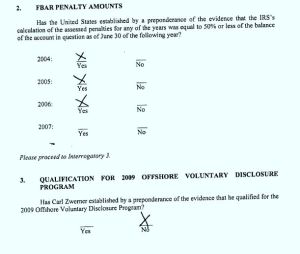 Zwerner Verdict FBAR Penalties