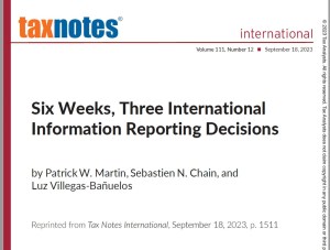 Tax Notes