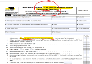 IRS Form 708 